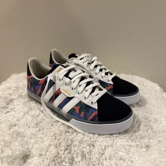 Adidas Originals Men's Daily 3.0 Camo Cloud White Core Black Skateboard SB - Picture 3 of 12